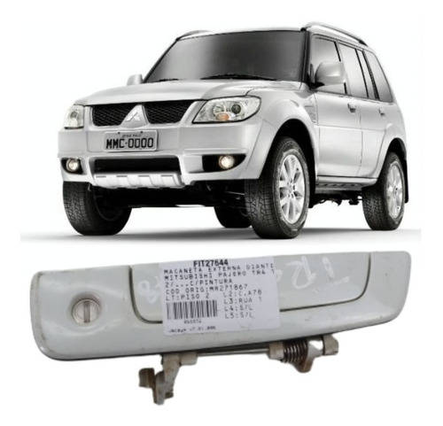 Maçaneta Externa Dianteira Esquerda Mitsubishi Pajero 