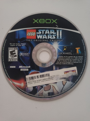 Star Wars Ll The Original Trilogy Xbox Clásico 