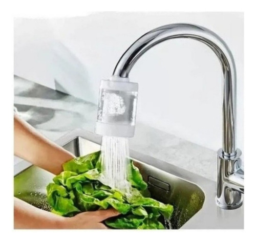 Purificador De Agua Filtro Water Faucet H2o Color Blanco