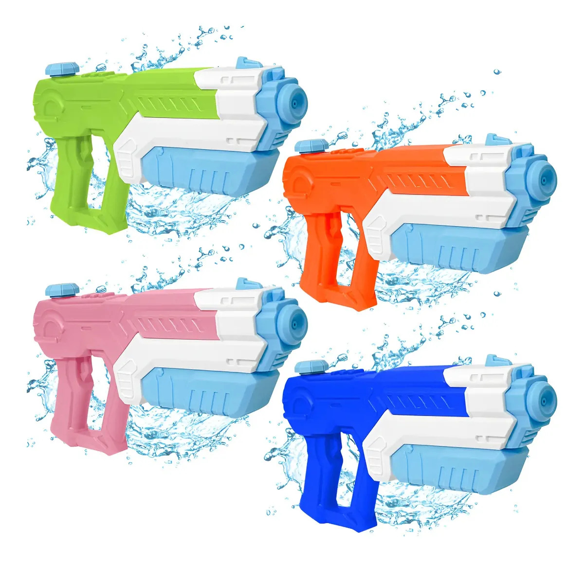 Pistola De Agua De Juguete Para Niños Y Adultos 4 Color Multicolor