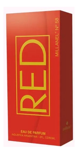 Perfume Millanel N°58 Red - Edp Femenino 60ml