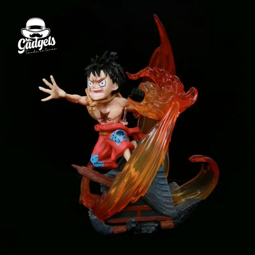 Monkey D. Luffy Gear 2 Wano Kimono One Piece Figura Acción