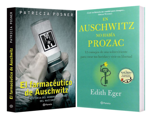 Farmacéutico Auschwitz  + Auschwitz No Había Prozac 2 Libros