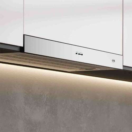Extractor purificador de cocina TST Extensible ac. inox. de pared 600mm x 70mm x 530mm plateado 220V