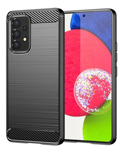 Funda Rugged Carbono Para Samsung A53 5g + Hidrogel Haxly