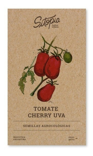 Semillas De Tomate Cherry Uva Sitopia