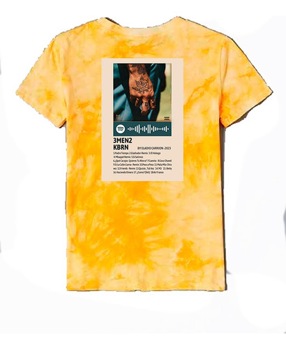 Playera Unisex Tie Dye 3men2 Kbrn Eladio Carrion