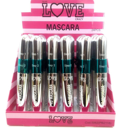 Mascara Pestaña Rimel 4d Love Tejar Negro X 24 Unidades