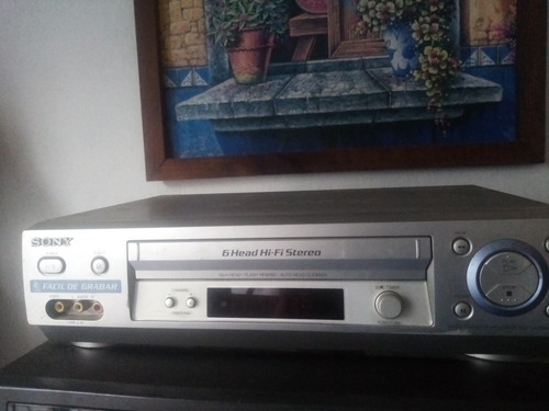 Imagen 5 de 5 de Vhs Videocasetera Vhs Sony Funcionando Bien