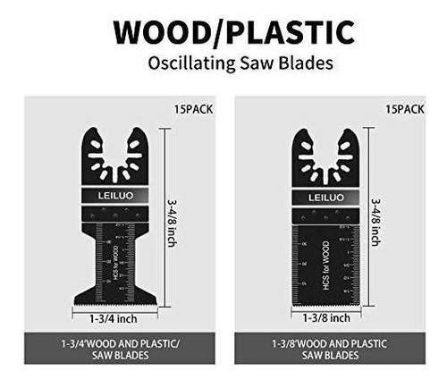 Juego 50 Cuchilla Oscilante Madera Multiherramienta Para