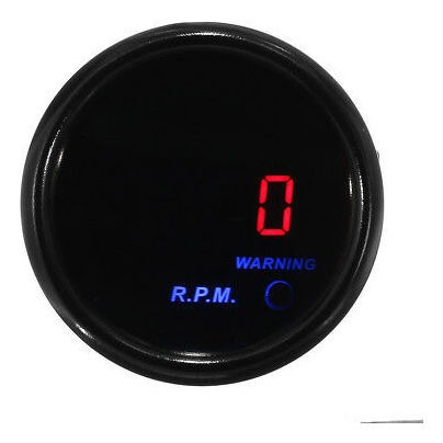 Imagen 3 de 9 de Tacómetro Digital Tacho Gau De 2 «52 Mm Con Pantalla Led De
