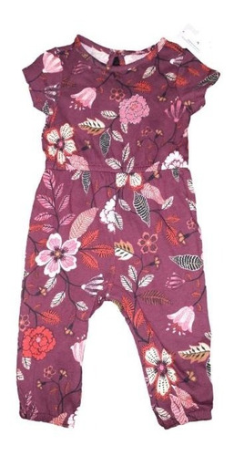 Enterizo Bebe Niña Con Broches En Pantalon