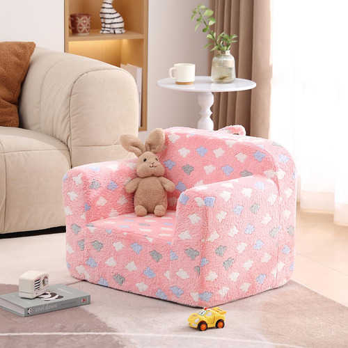 Sofá Infantil De Felpa Convertible Para Niños Y Niñas