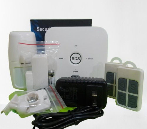Alarma Inalámbrica Ava Wifi Gsm 4g 24 Zonas 85 Db 12 Voltios