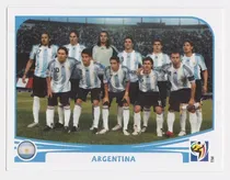Comprar Figurita #106 Equipo Argentina Mundial Sudáfrica 2010 Panini