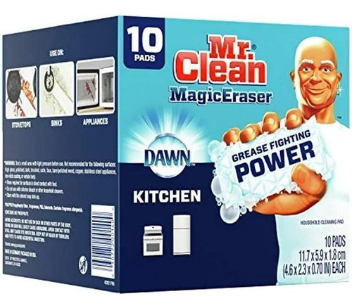 Mr. Clean Magic Eraser Esponja Limpeza Da Cozinha Pack 10