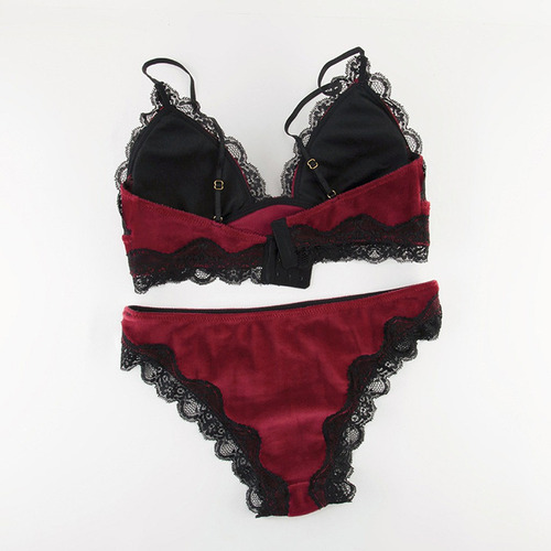 Conjunto De Pijama De Terciopelo For Mujer, Lencería De Enc