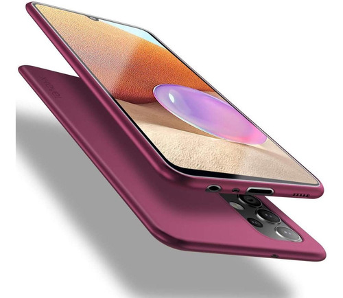 Funda X-level Samsung Galaxy A32 5g Silicona Rojo Vino