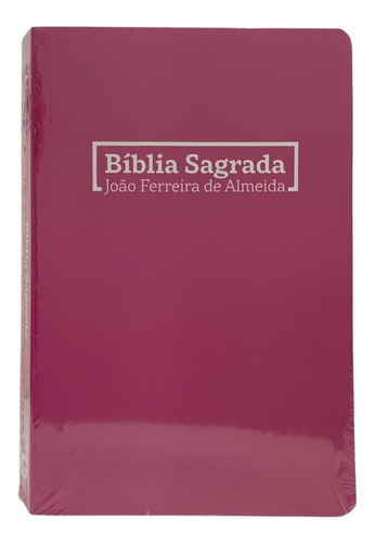 Bíblia Sagrada Arc Letra Normal Capa Brochura Pink Ótima Par