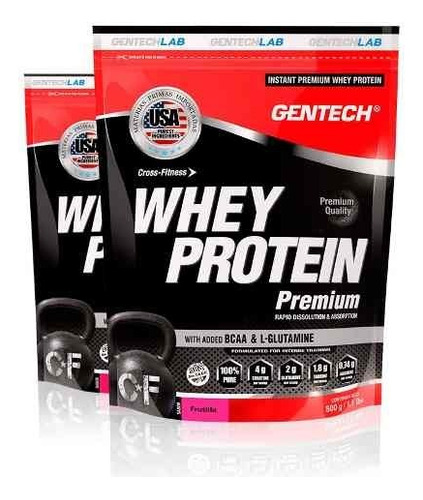 Suplemento en polvo Gentech Cross Fitness Whey Protein Premium Protein Whey Protein Premium