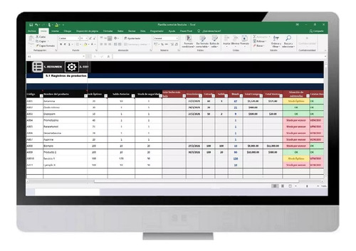 Plantilla Para Control Gestion De Inventarios Automatica