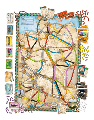 Ticket To Ride: Alemanha - Jogo De Tabuleiro - Galápagos