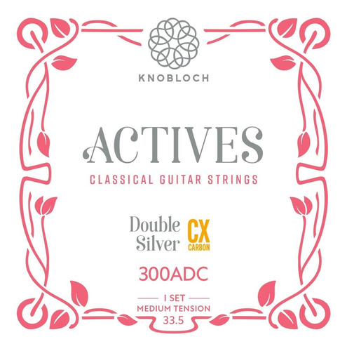 Knobloch Actives Cx Carbon Tensión Media Cuerdas Guitarra