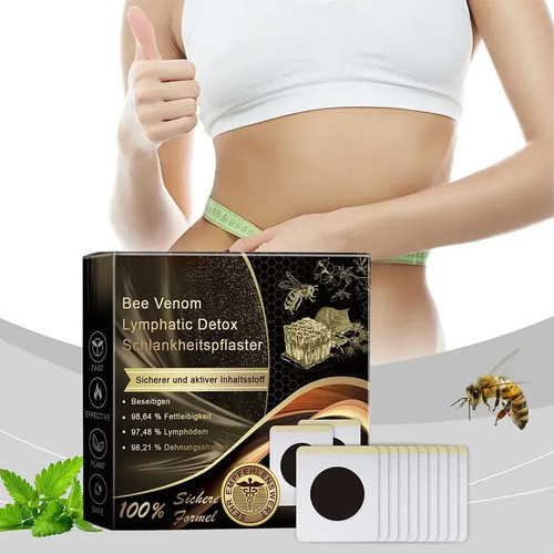 60 Pack Bee Venom Lymphatic Drainage Slimming Patch
