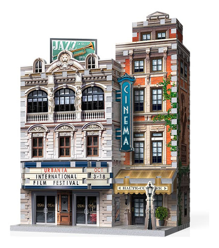 Rompecabezas 3d Wrebbit Urbania Cine 300 Piezas W3d-0502