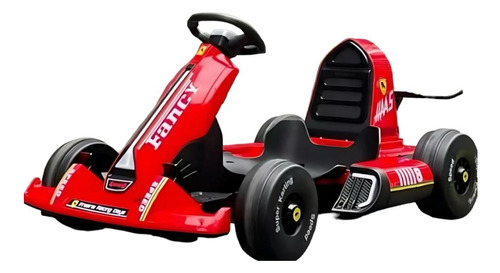 Go Kart Auto Eléctrico 12v25a Rojo Con Control Lubabycas