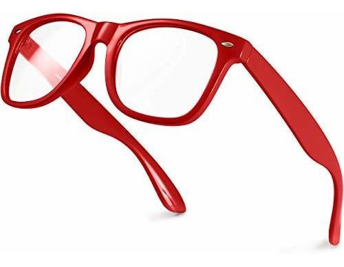 Montura - Clear Lens Non-prescription Retro Nerd Glasses For