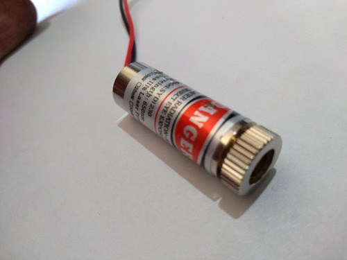 Imagen 1 de 4 de Laser Led Diodo Rojo 650nm 5mw Lente Diy Arduino Javilandia