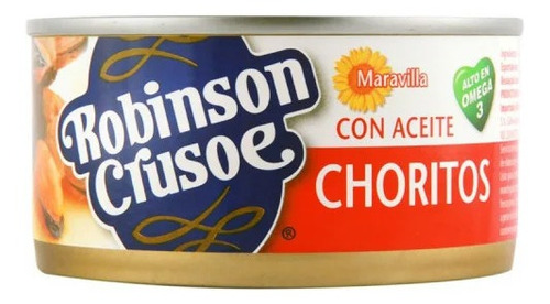 Choritos Robinson Crusoe 190 Gr En Aceite(6 Unidad)super