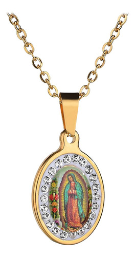 Virgen María Collar María Madre Colgante Regalos Acero