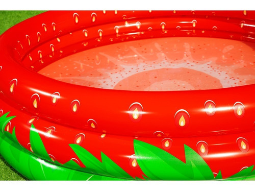 Imagen 4 de 9 de Pileta Inflable Bestway 51145 Frutilla 3 Aros 390 Lt