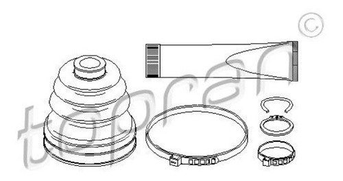 Kit Coifa Do Semi-eixo Ld. Int. Bmw X3 3.0 I 2004-2007 (e83)