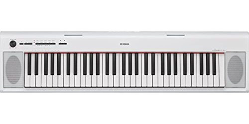 Teclado Portatil Ligero Yamaha Blanco 61key Sin Cargador