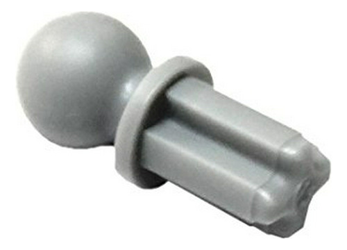 Pack De 20 Enganches De  Technic Gris Claro Con Eje.