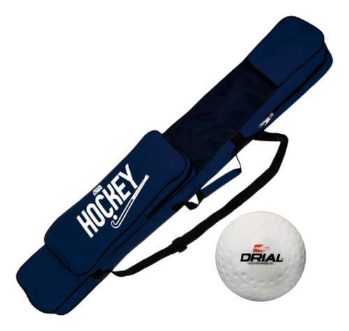 Kit Bolso Hockey Porta Palos + Bocha Dimple Profesional 