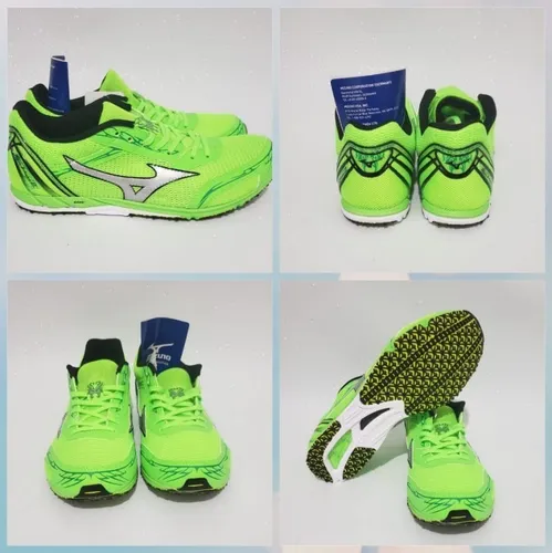 Mizuno wave sale ekiden 11 green