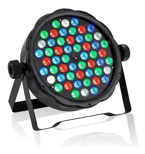 Proton Par 54 Led Rgbw Slim Dmx Alta Luminosidad Luces Dj