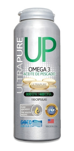 Omega Up Ultrapure Omega3 800 Epa 400 Dha 150 Capsulas Usa