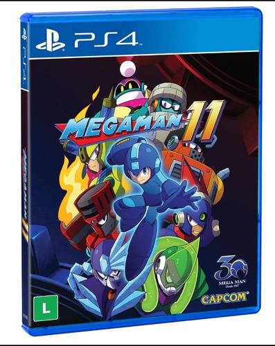 Mega Man 11 Ps4 Mídia Física Lacrado