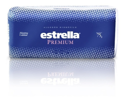 40un Estrella Algodon Premium Paquete X75grs