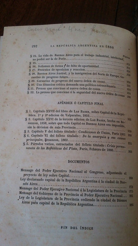 Imagen 4 de 5 de La República Argentina Consolidada En 1880 - J. B. Arberdi
