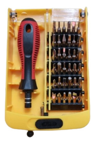 Estuche 36 En 1 Jgo De Destornilladores Mini Puntas Portatil