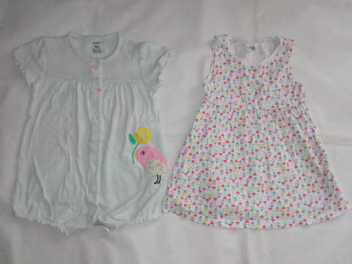 Enterito Vestido De Beba 18 Meses Carters Bas 