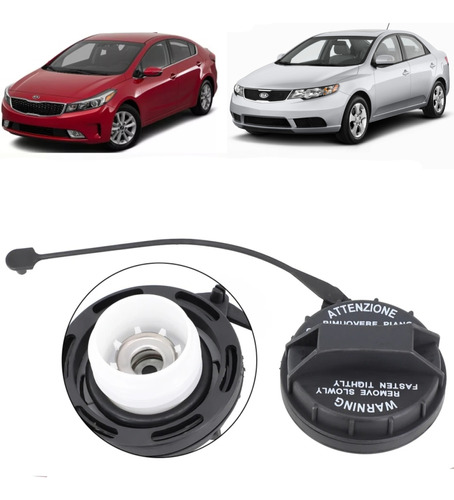 Tapa Tanque De Gasolina Kia Rio / Cerato / Forte 2009-2019