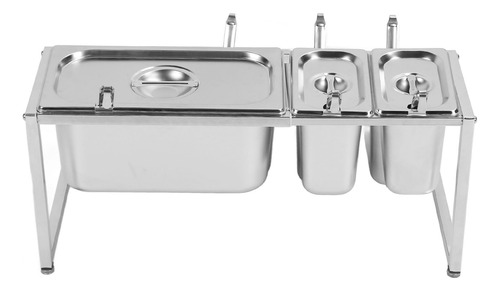 Set De Condimentos Para Estación De Condimentos De Acero Ino