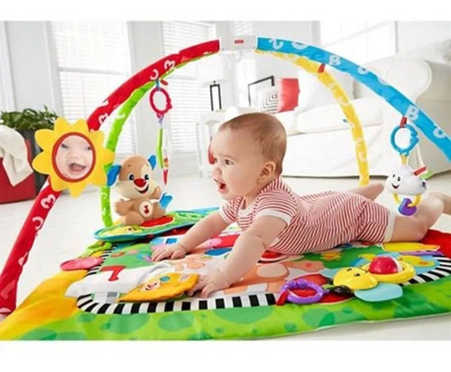 Fisher Price Gimnasio Perrito Musical Puppy Aprende Conmigo